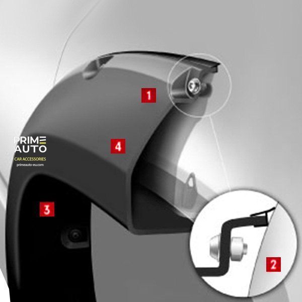 Poszerzenia nadkoli ustawić 4 szt Chevrolet Colorado 2015-2020 Pocket-style czarny Bushwacker 40969-02