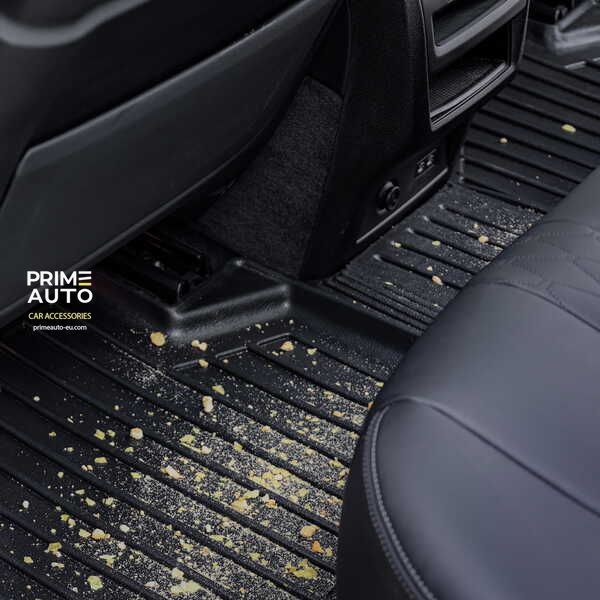 Car Mats with raised edge set 5 pcs Citroen C-Zero 2009 - 2014 black 5013155 SOVA-PL