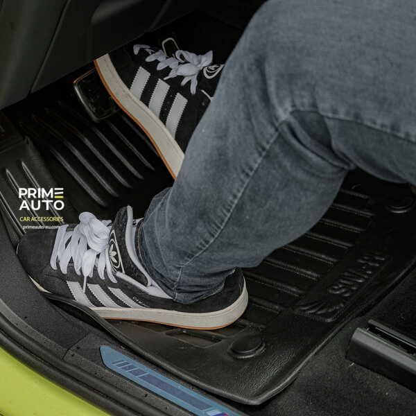 Car Mats with raised edge set 5 pcs Citroen C-Zero 2009 - 2014 black 5013155 SOVA-PL