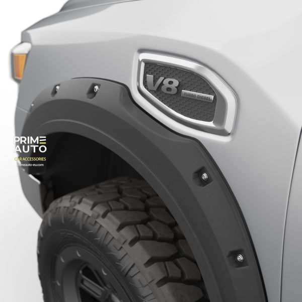 Розширювачі арок Nissan Titan 2017 - 2025 Bolt-On Style матові EGR 796004 796004 фото