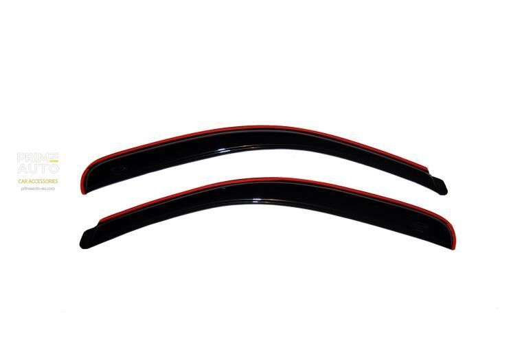 Window Deflectors 4 pcs Set Toyota Tacoma 2024-2025 VENTVISOR IN-CHANNEL Dark Smoke AVS 194270