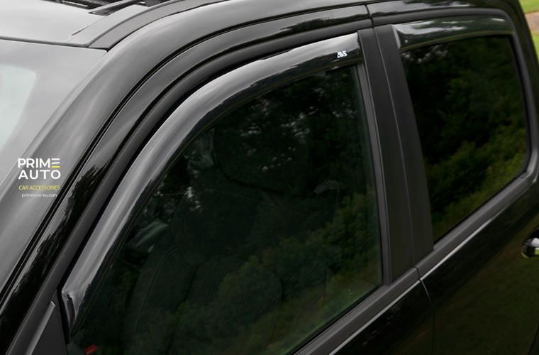 Window Deflectors 4 pcs Set Toyota Tacoma 2024-2025 VENTVISOR IN-CHANNEL Dark Smoke AVS 194270