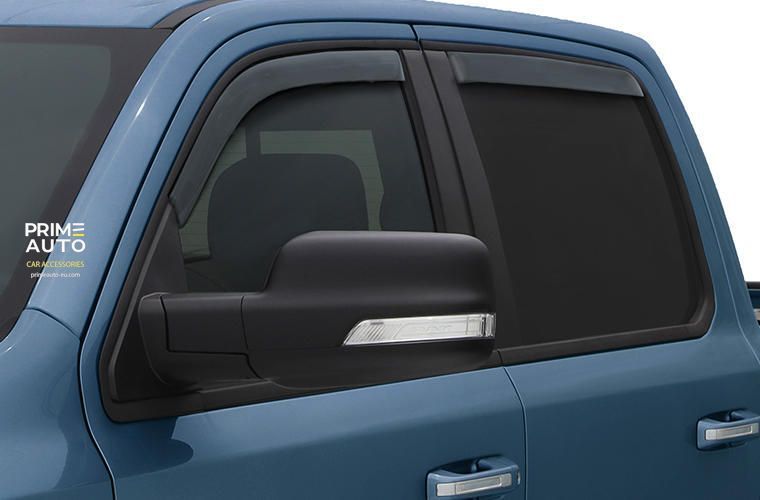 Window Deflectors 4 pcs Set Toyota Tacoma 2024-2025 VENTVISOR IN-CHANNEL Dark Smoke AVS 194270