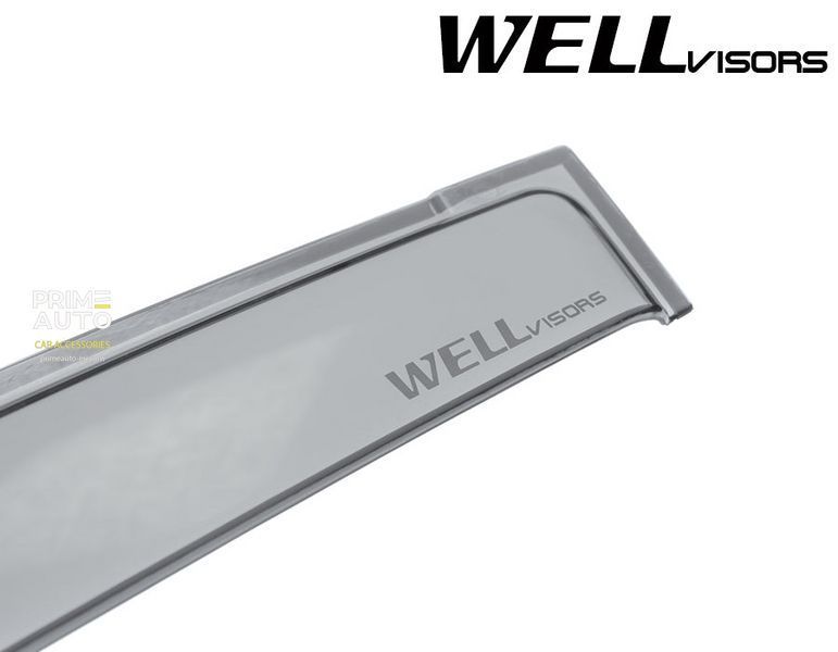Window Deflectors 4pcs Set Premium Series Toyota Prius 2012-2018 V Wellvisors 3-847TY052