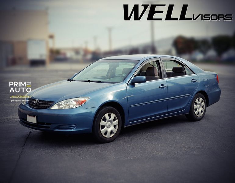 Дефлекторы окон к-т 4 шт Premium серия Toyota Camry 2002 - 2006 Sedan Wellvisors 3-847TY008 3-847TY008 фото
