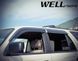 Owiewki do szyb samochodowych num 4 szt Premium seria Toyota 4Runner 1996 - 2002 Wellvisors 3-847TY024
