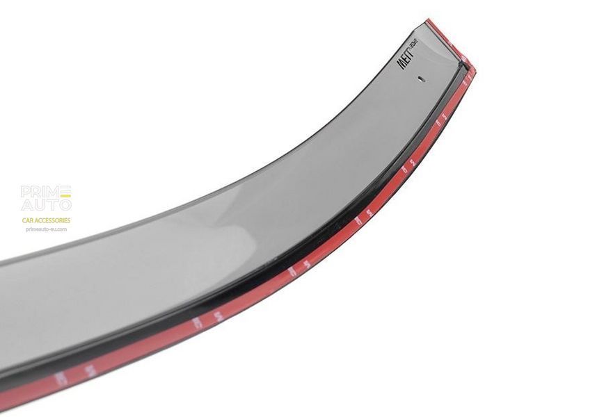 Window Deflectors 4pcs Set with Chrome Trim Chevrolet Cruze 2016-2018 Sedan Wellvisors 3-847CH017