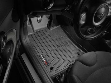 Car Mats 3D Liners Front MINI Cooper 2008 - 2015 Black WeatherTech