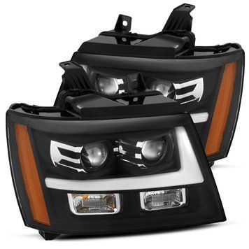 Lampy przednie Chevy Tahoe 2007-2013 LED G2 Style LUXX seria czarny AlphaRex 880295
