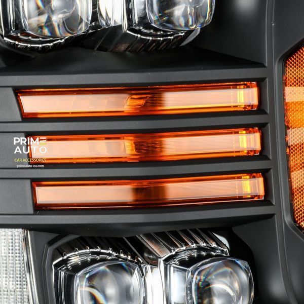 Faruri faţă Ford F-150 2018-2020 LED NOVA series negru AlphaRex 880182