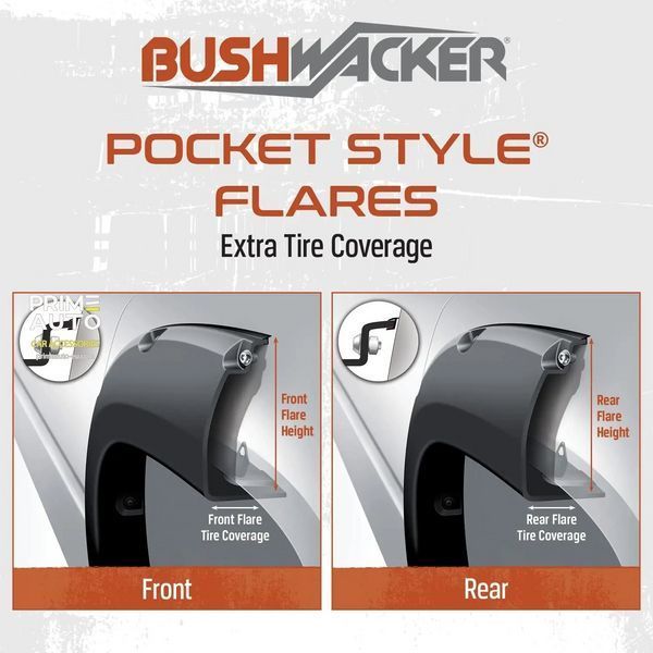 Расширители арок комплект 4 шт Toyota Tundra 2014-2021 Forge-style черный Bushwacker 38607-08 38607-08 фото