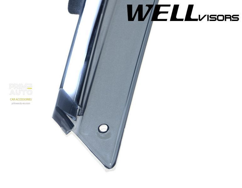 Дефлекторы окон к-т 4 шт с хромированным молдингом Toyota Camry 2007 - 2011 Sedan Wellvisors 3-847TY009 3-847TY009 фото