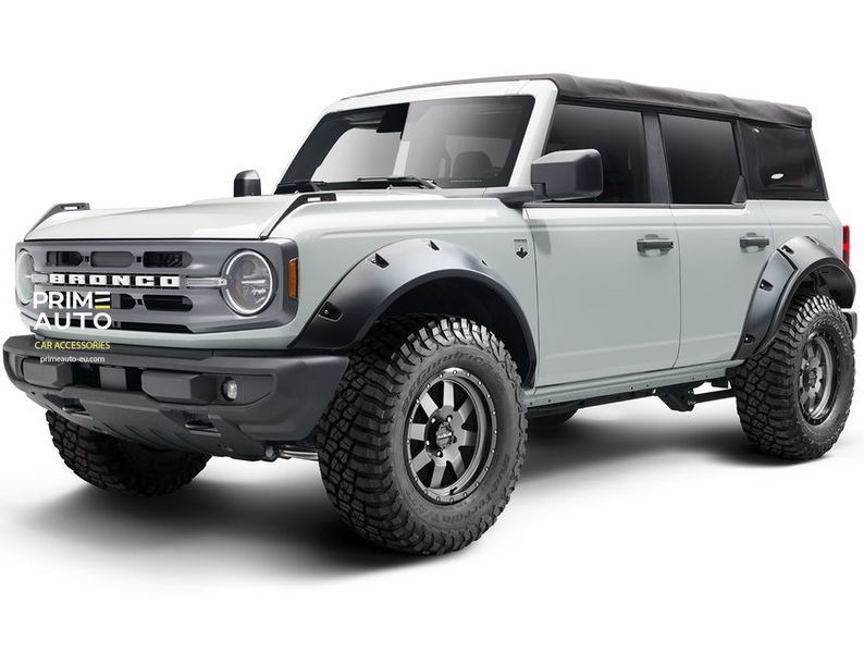 Розширювачі арок комплект 4 шт Ford Maverick 2022-2025 Pocket-style чорний Bushwacker 20967-02 20967-02 фото