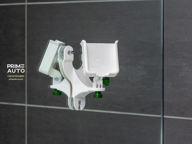 Тримач телефону XL поворотний на присосках чорний чорні фіксатори 8ARM3 WeatherTech 8ARM3 фото