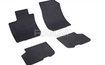 Dywaniki samochodowe gumowe zestaw 4 szt czarny Dacia Logan 2013 - 2025 Rigum 900637