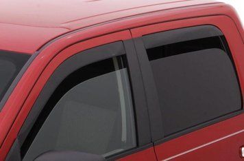 Window Deflectors 4 pcs Set Cadillac XT4 2019-2025 Ventvisor LOW PRO Smoke AVS 894086