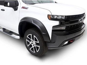 Fender Flares set 4 PCs Chevrolet Silverado 2500/3500 HD 2020-2025 DRT-style black Bushwacker 40989-02