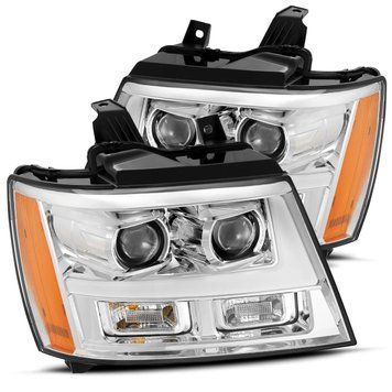 Lampy przednie Chevy Tahoe 2007-2013 LED G2 Style LUXX seria chrom AlphaRex 880296