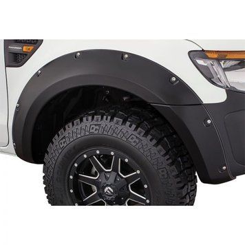 Расширители арок комплект 4 шт GMC Sierra 1500 2019-2025 Pocket-style черный Bushwacker 40909-02 40909-02 фото