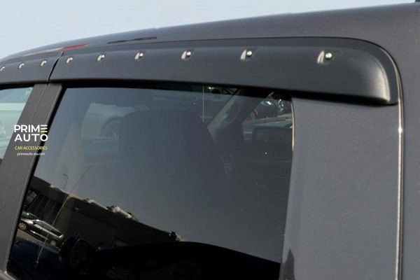 Side Window Deflectors set of 4 pcs Tough Guard Toyota Tundra 2007-2021 Crew Max textured TV20J07CM
