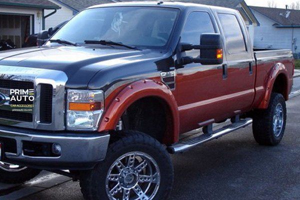 Расширители арок комплект 4 шт Ford F-250 Super Duty 2008-2010 Pocket-style черный Bushwacker 20917-02 20917-02 фото