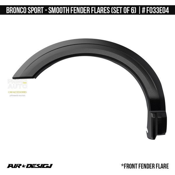 Extensoare pentru pasajele roții Ford Bronco Sport 2021 - 2026 negru AIR DESIGN FO33E04