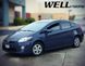 Owiewki do szyb samochodowych num 4 szt z czarna chromowana listwa Toyota Pruis 2010 - 2015 Wellvisors 3-847TY023