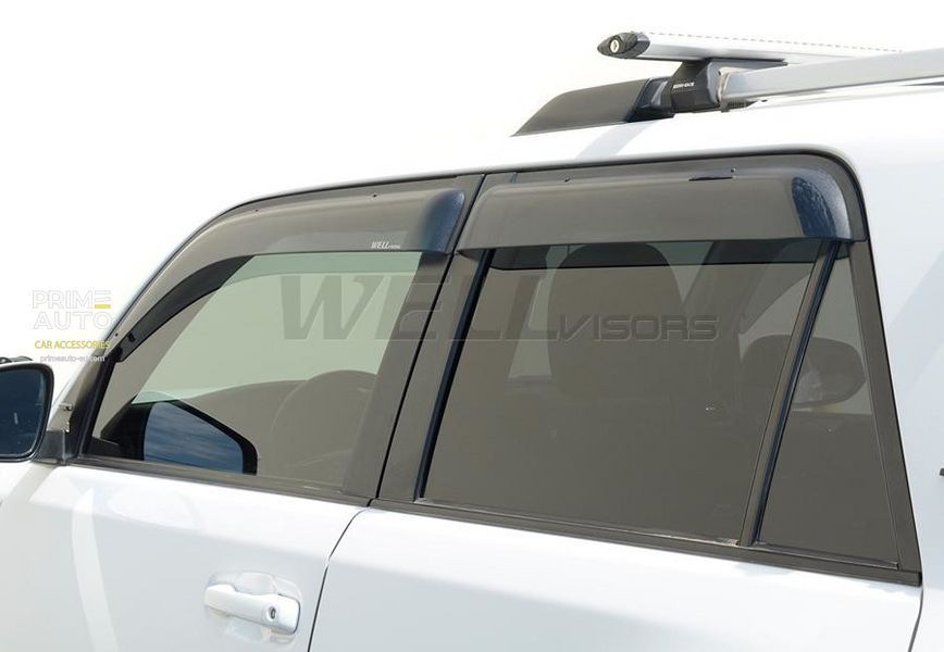 Дефлекторы окон к-т 4 шт Premium серия Toyota 4Runner 2010 - 2022 Wellvisors 3-847TY049 3-847TY049 фото