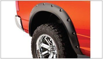 Fender Flares rear 2 PCs Ram 3500 2010-2018 Pocket-style black Bushwacker 50038-02