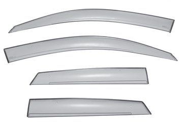 Window Deflectors 4pcs Set Aerodyn Series Audi Q3 2015-2018 Wellvisors 3-847AU005