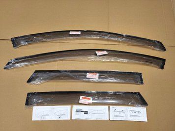 Owiewki do szyb samochodowych prz&oacute;d+tył num 4 Nissan Tiida 2014 - 2023 EGR KE800-3Z010