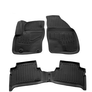 Dywaniki gumowe z bokiem zestaw 4 szt Ford C-Max 2003 - 2010 czarny 5007114 SOVA-PL