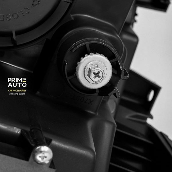 Передние фары LED RAM/Dodge Ram 2500 2019-2022 LED LUXX серия черные AlphaRex 880550 880550 фото