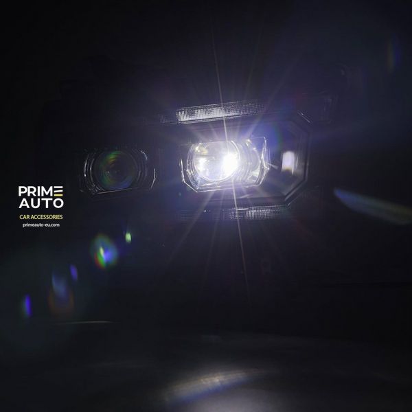 Передние фары LED RAM/Dodge Ram 2500 2019-2022 LED LUXX серия черные AlphaRex 880550 880550 фото