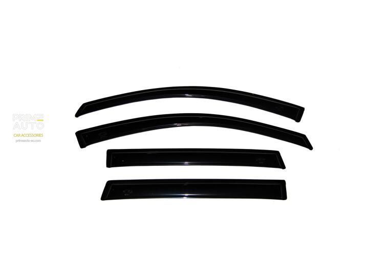 Window Deflectors 4 pcs Set Acura MDX 2007-2009 Ventvisor OUTSIDE MOUNT Smoke AVS 94763