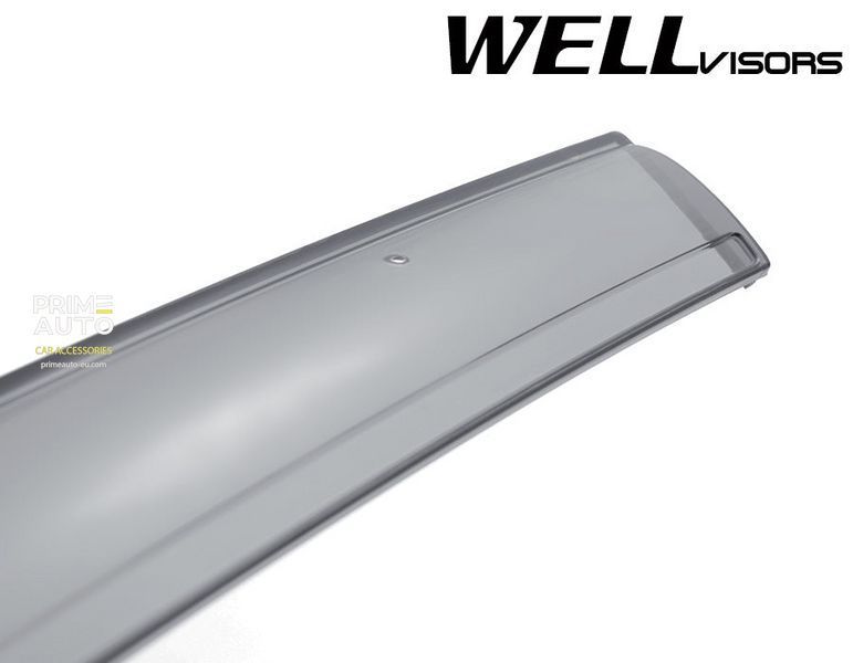 Window Deflectors 4pcs Set Aerodyn Series Audi Q3 2015-2018 Wellvisors 3-847AU005