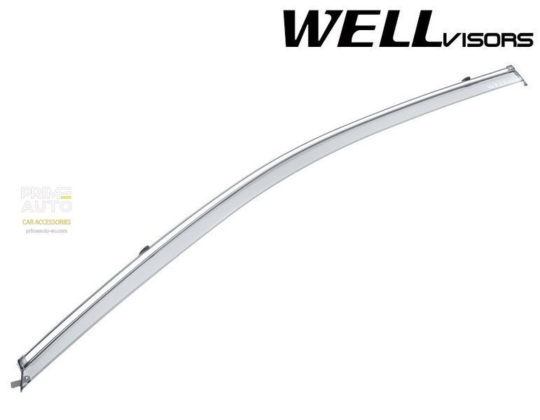 Дефлекторы окон к-т 4 шт с хромированным молдингом Toyota Camry 2015 - 2017 Wellvisors 3-847TY048 3-847TY048 фото