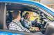 Owiewki do szyb samochodowych wstawiony ciemny-dym Nissan Frontier 2022- 2025 num 4 szt AVS 194788