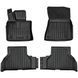 Dywaniki gumowe z bokiem zestaw 4 szt BMW X5 2006 - 2013 (E70) czarny SOVA-PL