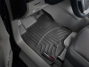 Car Mats 3D Liners Front Opel Antara 2006 - 2014 Black WeatherTech 441421