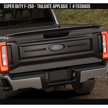 Ornament haion Ford F-250 2023 - 2025 negru AIR DESIGN FO38A05