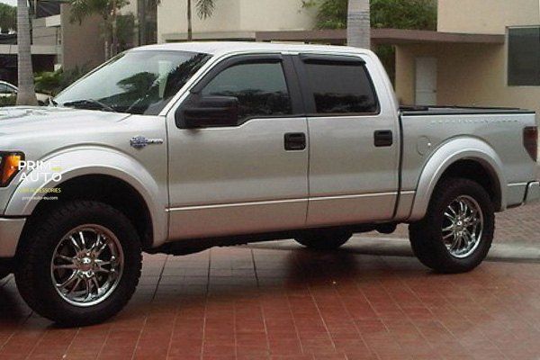 Fender Flares set 4 PCs Ford F-150 2009-2014 Extended-A-style black Bushwacker 20926-02
