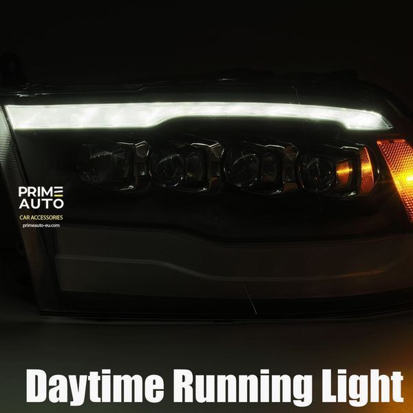 Передние фары RAM/Dodge Ram 1500 Classic 2009-2024 LED NOVA серия хром AlphaRex 880591 880591 фото