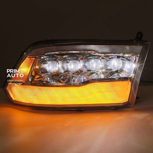 Передние фары RAM/Dodge Ram 1500 Classic 2009-2024 LED NOVA серия хром AlphaRex 880591 880591 фото