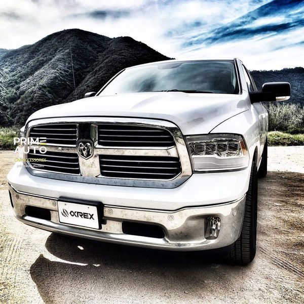 Передние фары RAM/Dodge Ram 1500 Classic 2009-2024 LED NOVA серия хром AlphaRex 880591 880591 фото