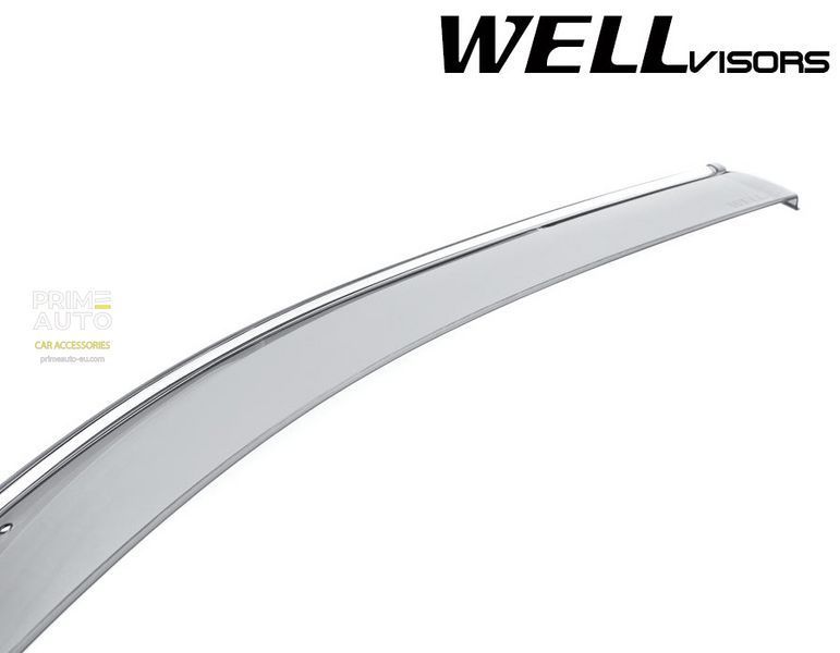 Дефлекторы окон к-т 4 шт с хромированным молдингом Chevrolet Tahoe 2015 - 2020 Wellvisors 3-847CH023 3-847CH023 фото