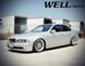 Window Deflectors 4pcs Set with Chrome Trim BMW 5-Series 1997-2003 Sedan Wellvisors 3-847BM003