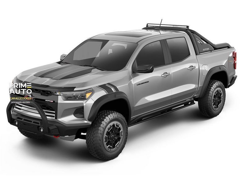Hood Spoiler Chevrolet Colorado 2023 - 2026 Aeroskin Dark Smoke AVS 322245