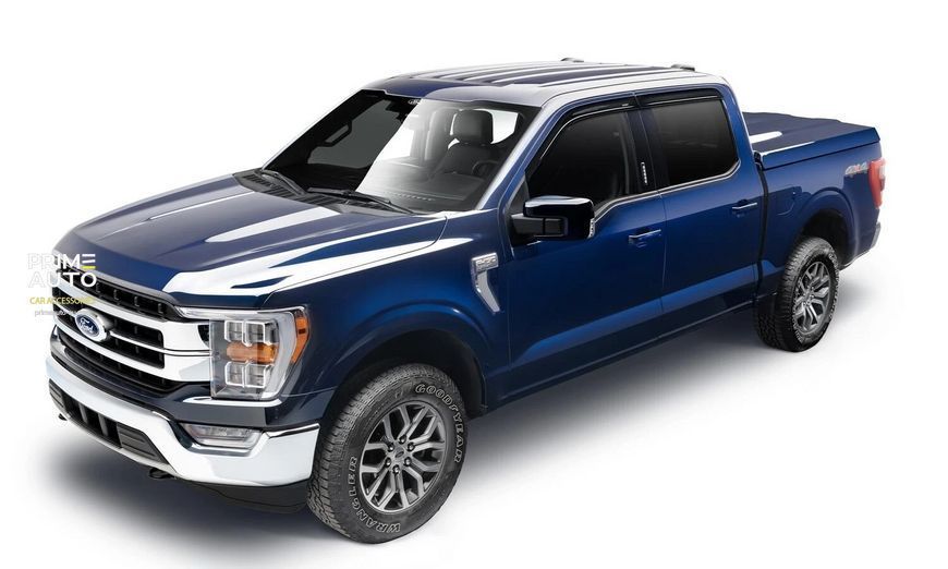 Owiewki do szyb samochodowych spoiwo LOW PROFILE 4 szt Ford F-150 2015 + ciemny dymny Husky Liners 2854044