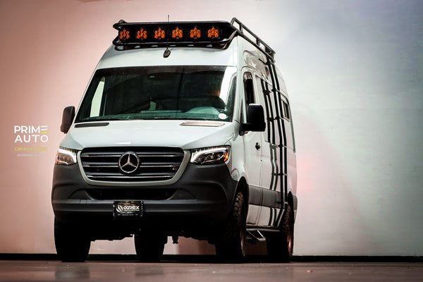 Front lights Mercedes-Benz Sprinter 2019-2023 LUXX-Series Black AlphaRex 880497